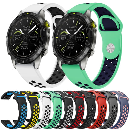 22mm Sports Breathable Silicone Watch Band, For Garmin Fenix 6 GPS, For Garmin Fenix 6 Pro GPS
