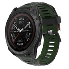 For Garmin Tactix 7 Pro / Army Green+Bamboo Camouflage