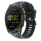 For Garmin Enduro 2 / Black+Digital  Camouflage