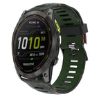 For Garmin Enduro 2 / Army Green+Bamboo Camouflage