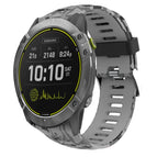 For Garmin Enduro / Grey+Army Camouflage