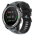 For Garmin Descent MK 1 / Black+Digital  Camouflage