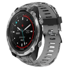 For Garmin Descent MK 2 / Grey+Army Camouflage