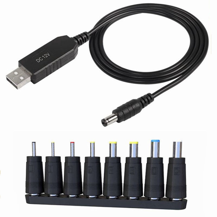 USB DC 5V to 12V Set Up Cable Converter Adapter, DC 5V to 12V