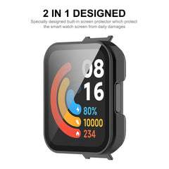 For Redmi Watch 3 ENKAY Hat-Prince Full Coverage PC Frame + Tempered Glass Film Watch Case