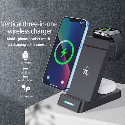 Cargador inalámbrico Qi B20A de 15 W compatible con iPhone, iWatch y Airpods, B20A para Apple