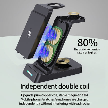 Cargador inalámbrico Qi B20A de 15 W compatible con iPhone, iWatch y Airpods, B20A para Apple