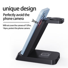 B20A 15W Qi Wireless Charger Charging Stand Compatible for iPhone iWatch Airpods, B20A for Apple