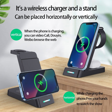 Cargador inalámbrico Qi B20A de 15 W compatible con iPhone, iWatch y Airpods, B20A para Apple