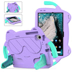 For Nokia T20 10.36 2021 / Light Purple+Mint Green