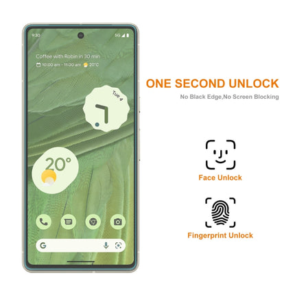 For Google Pixel 7A ENKAY 0.26mm 9H 2.5D High Aluminum-silicon Tempered Glass Film, 1pc, 2pcs, 5pcs, 10pcs