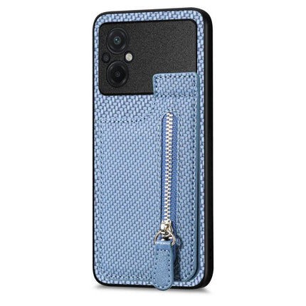 Carbon Fiber Vertical Flip Zipper Phone Case, For Xiaomi 13, For Xiaomi POCO M5 4G, For Redmi Note 11T Pro 5G, For Redmi 10C