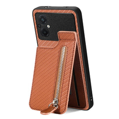 Carbon Fiber Vertical Flip Zipper Phone Case, For Xiaomi POCO M5 4G, For Redmi Note 12 5G, For Xiaomi 13 Pro, For Xiaomi 13, For Redmi 10C, For Redmi 10