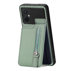 Carbon Fiber Vertical Flip Zipper Phone Case, For Xiaomi POCO M5 4G, For Redmi Note 12 5G, For Xiaomi 13 Pro, For Xiaomi 13, For Redmi 10C, For Redmi 10