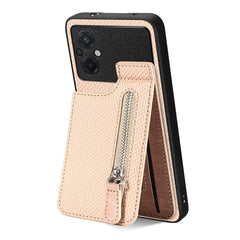 Carbon Fiber Vertical Flip Zipper Phone Case, For Xiaomi POCO M5 4G, For Redmi Note 12 5G, For Xiaomi 13 Pro, For Xiaomi 13, For Redmi 10C, For Redmi 10