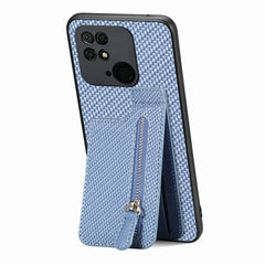 Carbon Fiber Vertical Flip Zipper Phone Case, For Xiaomi POCO M5 4G, For Redmi Note 12 5G, For Xiaomi 13 Pro, For Xiaomi 13, For Redmi 10C, For Redmi 10