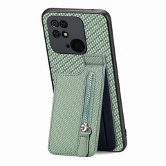 Carbon Fiber Vertical Flip Zipper Phone Case, For Xiaomi POCO M5 4G, For Redmi Note 12 5G, For Xiaomi 13 Pro, For Xiaomi 13, For Redmi 10C, For Redmi 10