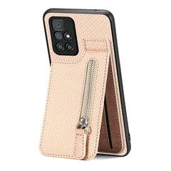 Carbon Fiber Vertical Flip Zipper Phone Case, For Xiaomi POCO M5 4G, For Redmi Note 12 5G, For Xiaomi 13 Pro, For Xiaomi 13, For Redmi 10C, For Redmi 10