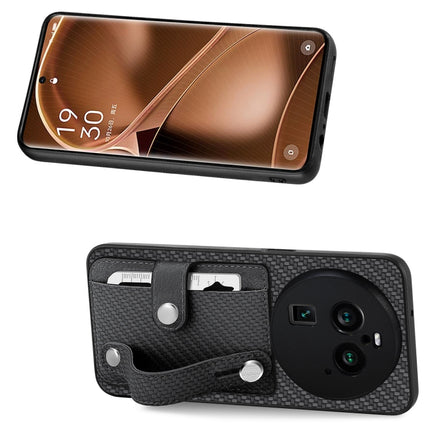 Wristband Kickstand Card Wallet Back Cover Phone Case with Tool Knife, For OPPO Find X6 Pro, For OPPO Find X6