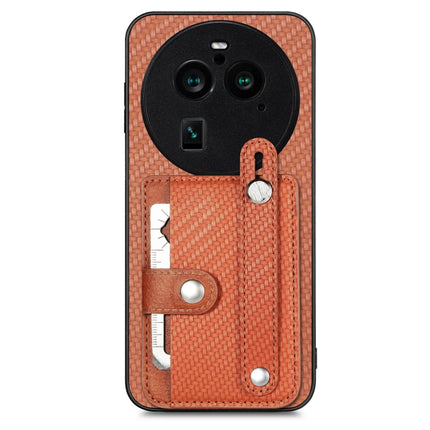 Wristband Kickstand Card Wallet Back Cover Phone Case with Tool Knife, For OPPO Find X6 Pro, For OPPO Find X6