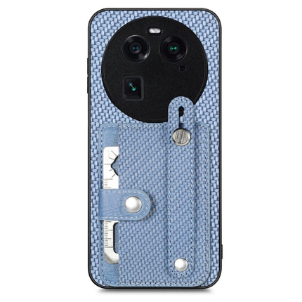 Wristband Kickstand Card Wallet Back Cover Phone Case with Tool Knife, For OPPO Find X6 Pro, For OPPO Find X6