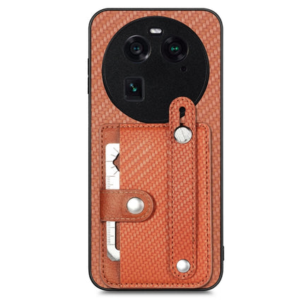 Wristband Kickstand Card Wallet Back Cover Phone Case with Tool Knife, For OPPO Find X6 Pro, For OPPO Find X6