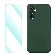 ENKAY Liquid Silicone Phone Case with Tempered Film, For Samsung Galaxy A54 5G