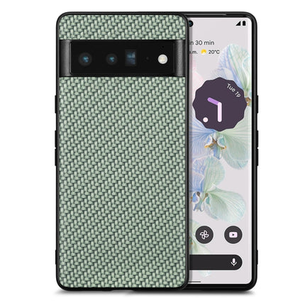 Carbon Fiber Texture Leather Back Cover Phone Case, For Google Pixel 9 / 9 Pro, For Google Pixel 7a, For Google Pixel 6a, For Google Pixel 6 Pro