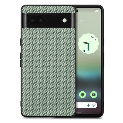 Carbon Fiber Texture Leather Back Cover Phone Case, For Google Pixel 9 / 9 Pro, For Google Pixel 7a, For Google Pixel 6a, For Google Pixel 6 Pro