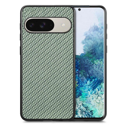 Carbon Fiber Texture Leather Back Cover Phone Case, For Google Pixel 9 / 9 Pro, For Google Pixel 7a, For Google Pixel 6a, For Google Pixel 6 Pro