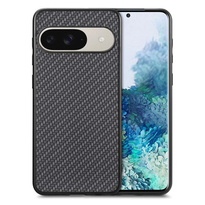 Carbon Fiber Texture Leather Back Cover Phone Case, For Google Pixel 10 Pro XL, For Google Pixel 10 / 10 Pro, For Google Pixel 9a, For Google Pixel 9 Pro XL