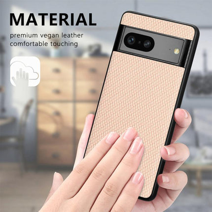 Carbon Fiber Texture Leather Back Cover Phone Case, For Google Pixel 6