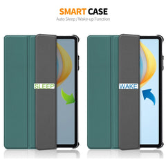 ENKAY Tri-fold Custer Texture Leather Smart Tablet Case, For Honor Pad V8, For Honor Pad X8 Pro / X9 11.5