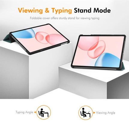 ENKAY Tri-fold Custer Texture Leather Smart Tablet Case, For Honor Pad 10 12.1, For Honor Pad X8 Pro / X9 11.5, For Honor Pad V8