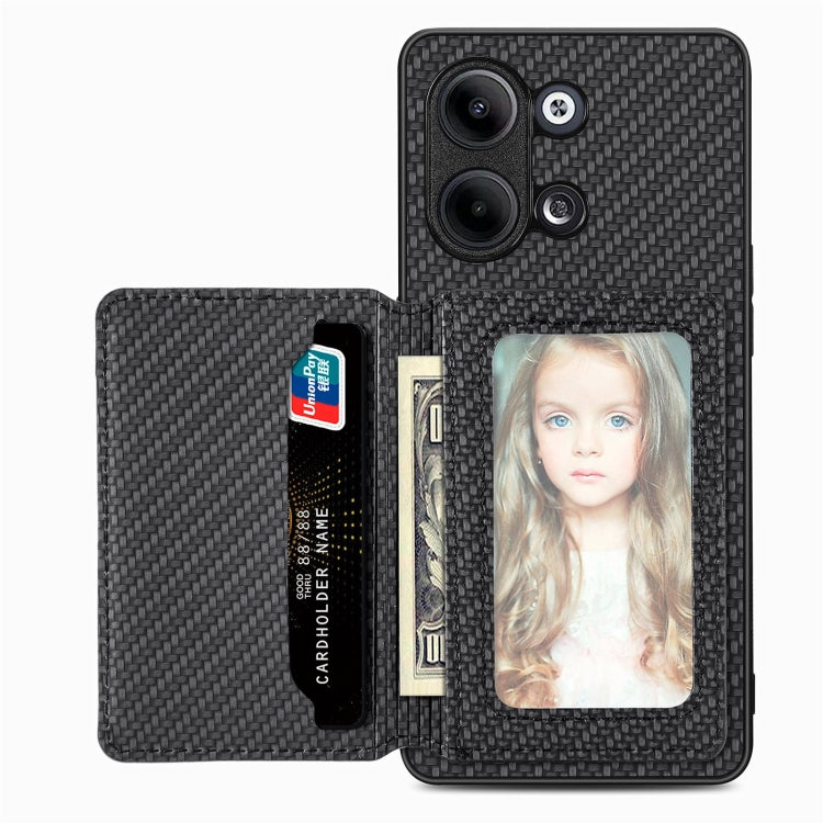 Carbon Fiber Magnetic Card Bag Phone Case