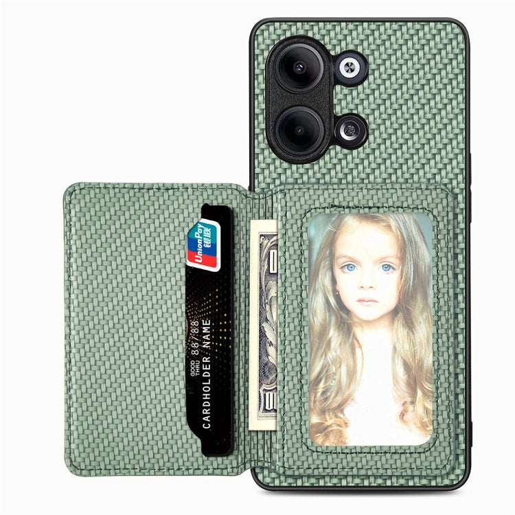 Carbon Fiber Magnetic Card Bag Phone Case