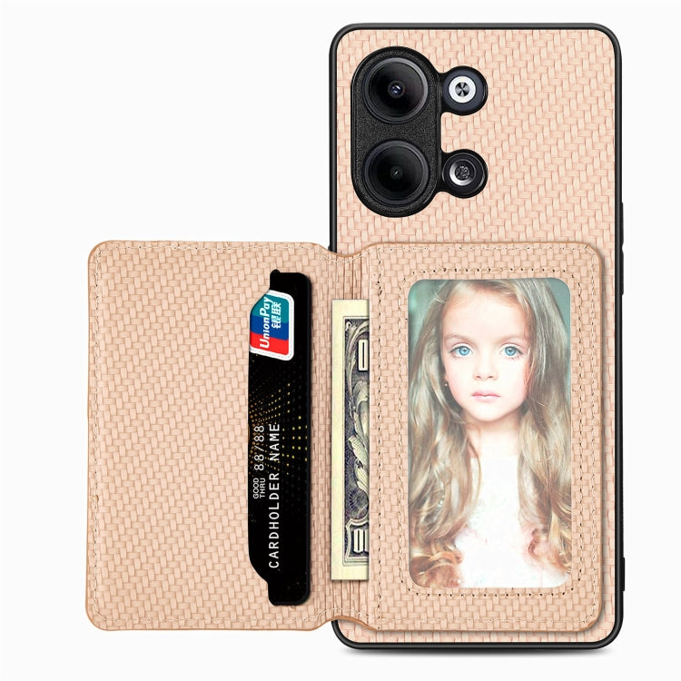Carbon Fiber Magnetic Card Bag Phone Case