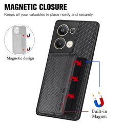 Carbon Fiber Magnetic Card Bag Phone Case
