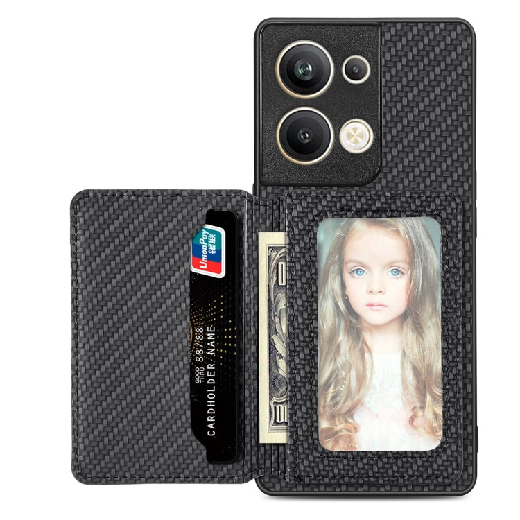 Carbon Fiber Magnetic Card Bag Phone Case