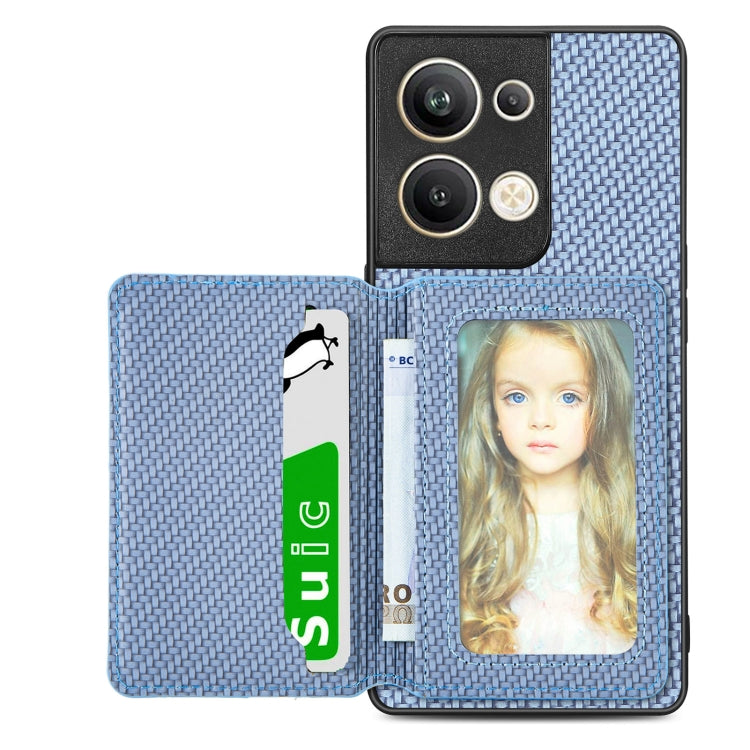 Carbon Fiber Magnetic Card Bag Phone Case