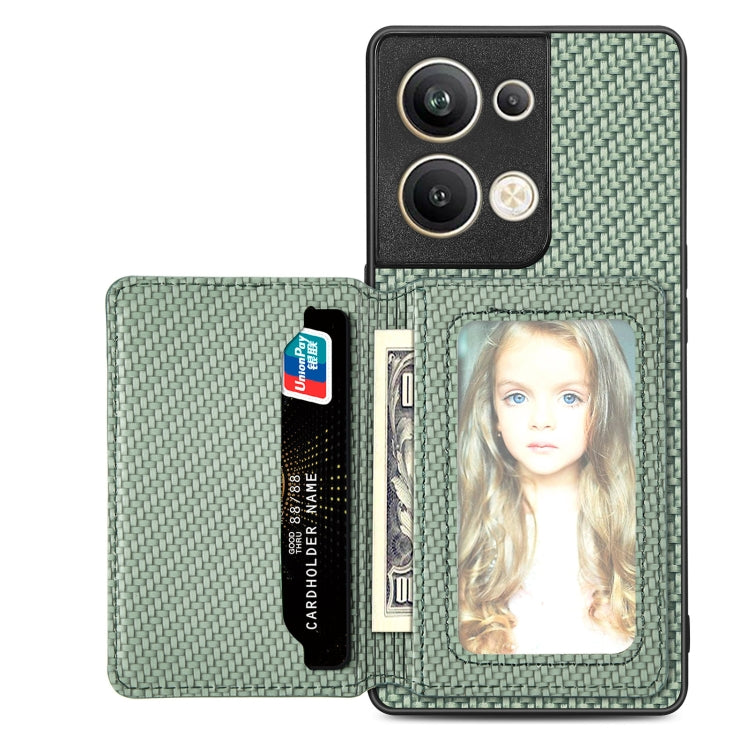 Carbon Fiber Magnetic Card Bag Phone Case
