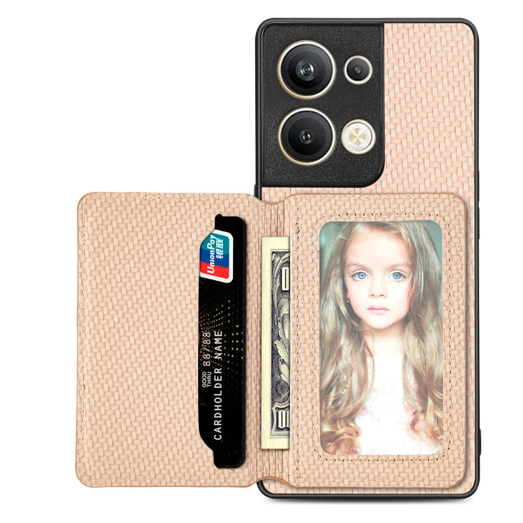 Carbon Fiber Magnetic Card Bag Phone Case