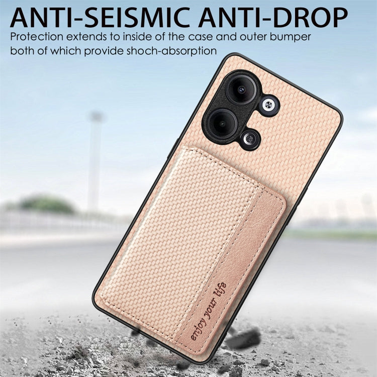Carbon Fiber Magnetic Card Bag Phone Case