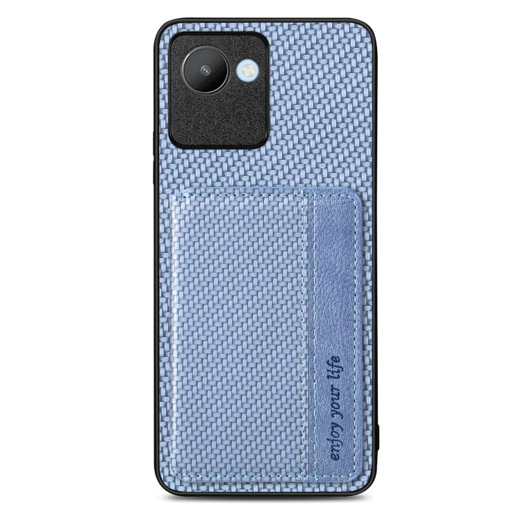 Carbon Fiber Magnetic Card Bag Phone Case