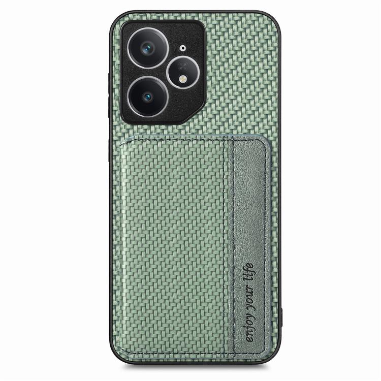Carbon Fiber Magnetic Card Bag Phone Case