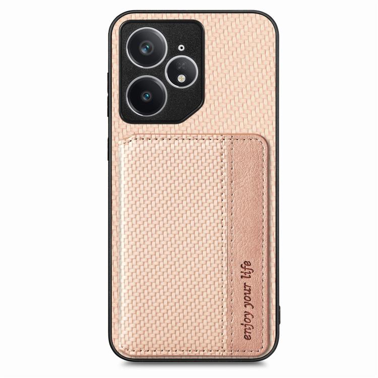 Carbon Fiber Magnetic Card Bag Phone Case