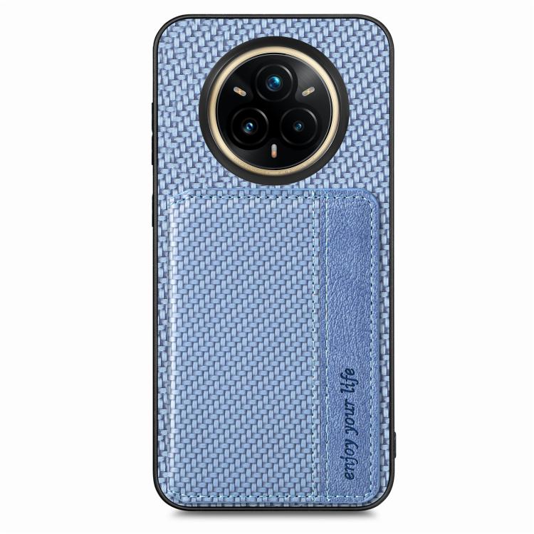 Carbon Fiber Magnetic Card Bag Phone Case