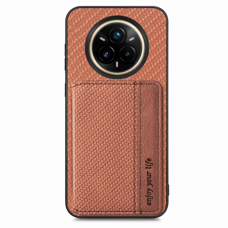Carbon Fiber Magnetic Card Bag Phone Case