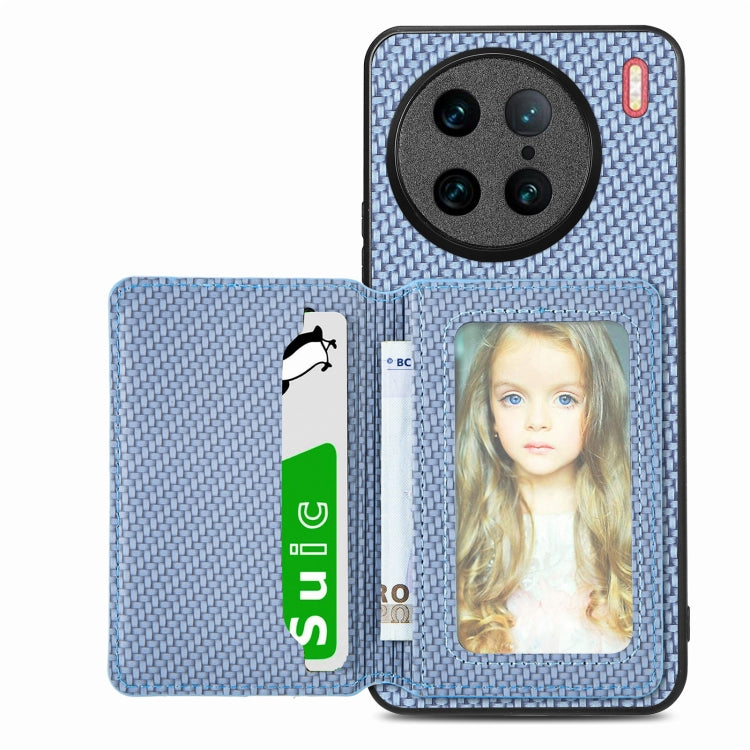 Carbon Fiber Magnetic Card Bag Phone Case