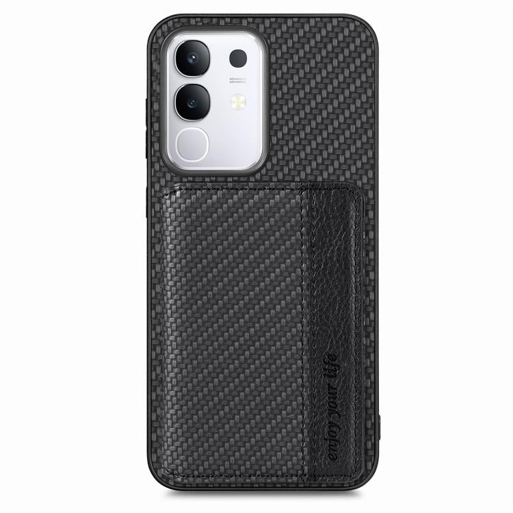 Carbon Fiber Magnetic Card Bag Phone Case